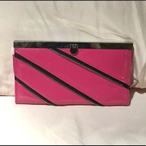 Hot Pink Zipper Wallet